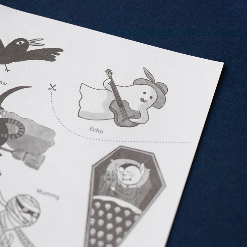 Monster and ghost tattoos